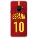 CRYSGALAXYS9MAILLOTESPAGNE - Coque rigide transparente pour Samsung Galaxy S9 avec impression Motifs Maillot de Football Espagne