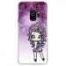 CRYSGALAXYS9MANGAVIOLETTA - Coque rigide transparente pour Samsung Galaxy S9 avec impression Motifs manga fille violetta