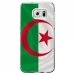 CRYSGALS7EDGEDRAPALGERIE - Coque rigide transparente pour Samsung Galaxy S7-Edge avec impression Motifs drapeau de l'Algérie