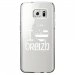 CRYSGALS7EDGEDRAPBREIZH - Coque rigide transparente pour Samsung Galaxy S7-Edge avec impression Motifs drapeau Breton I Love B
