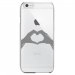 CRYSIP6PLUSMAINCOEUR - Coque rigide pour Apple iPhone 6 Plus avec impression Motifs mains en forme de coeur