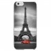 CRYSIP6PLUSPARIS2CV - Coque rigide pour Apple iPhone 6 Plus avec impression Motifs Paris et 2CV rouge