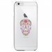 CRYSIP6PLUSSKULLFLEUR - Coque rigide pour Apple iPhone 6 Plus avec impression Motifs crâne en fleurs