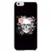 CRYSIP6PLUSSKULLFLOWER - Coque rigide pour Apple iPhone 6 Plus avec impression Motifs skull fleuri