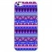 CRYSIPHONE5CAZTEQUEBLEUVIO - Coque rigide transparente pour Apple iPhone 5C avec impression Motifs aztèque bleu et violet
