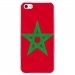 CRYSIPHONE5CDRAPMAROC - Coque rigide transparente pour Apple iPhone 5C avec impression Motifs drapeau du Maroc