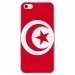 CRYSIPHONE5CDRAPTUNISIE - Coque rigide transparente pour Apple iPhone 5C avec impression Motifs drapeau de la Tunisie