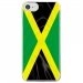 CRYSIPHONE7DRAPJAMAIQUE - Coque rigide transparente pour Apple iPhone 7 avec impression Motifs drapeau de la Jamaïque