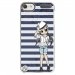 CRYSTOUCH5MANGAMARINE - Coque rigide transparente pour Apple iPod Touch 5 avec impression Motifs manga fille marin