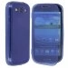 FLIPGELI9300BLEU - Etui Gel rabat et tactile pour Samsung Galaxy S3 coloris bleu transparent