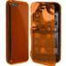 FLIPGELORANGEIP5C - Etui Gel rabat et tactile pour iPhone 5c orange
