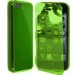 FLIPGELVERTIP5C - Etui Gel rabat et tactile pour iPhone 5c vert