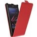 GTSLIMROUGEXPZ1 - Etui Slim à rabat Rouge Xperia Z1 avec Film protecteur écran