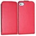 HSLIMLUXY-IP5-ROU - Etui Slim Luxy cuir rouge pour iPhone 5
