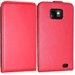 HSLIMLUXY-S3-ROU - Etui Slim Luxy cuir rouge pour Samsung Galaxy S3 i9300