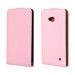 LUXYLUMIA640ROSE - Etui Slim Luxy cuir rose pour Microsoft Lumia-640 avec rabat vertical magnétique