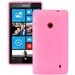 MINIGELROSELUM520 - Coque Housse minigel rose glossy Lumia 520 Nokia
