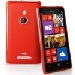 MINIGELROUGELUM925 - Coque Housse minigel rouge glossy Lumia 925 Nokia