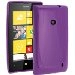 MINIGELVIOLUM520 - Coque Housse minigel violet glossy Lumia 520 Nokia