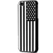 MOXCOVALUUS-IP5-NO - Coque MOXIE aluminium brossé noir drapeau US pour Apple iPhone 5