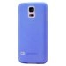 SKINCOVS5BLEU - Coque ultra fine Skin bleu pour Samsung Galaxy S5