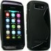 SLINENOIR-ASHA305 - Housse S-Line noire pour Nokia Asha 305 Asha 306