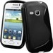 SLINENOIRS6310 - Coque Housse S-Line noire Galaxy Young S6310 Samsung