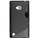SLINENOLUMIA720 - Coque Housse S-Line noire Nokia Lumia 720