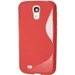 SLINES4ROUGE - Coque Housse S-Line rouge Samsung Galaxy S4 i9500