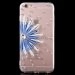 SOFTCRYSFLOWERIP6BLEUFON - Coque souple avec cristaux Fleur bleue foncé pour iPhone 6s
