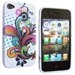 SOFTY07-IP4 - Housse SoftyGel Flower pour iPhone 4