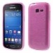 SOFTYMETALS7390ROSE - Coque souple en gel rose effet métallisé pour Samsung Galaxy Trend-Lite S7390