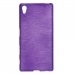 SOFTYMETALXPEZ5VIOLET - Housse gel effet métallisé pour Sony Xperia Z5 coloris violet
