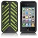 HTORQUE-IPHONE4-VE - Housse Case-Mate Torque bandes vertes pour iPhone 4