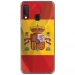 TPU0A40DRAPESPAGNE - Coque souple pour Samsung Galaxy A40 avec impression Motifs drapeau de l'Espagne