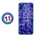 TPU0A50ARABESQUEBLEU - Coque souple pour Samsung Galaxy A50 avec impression Motifs arabesque bleu