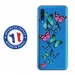 TPU0A50PAPILLONS - Coque souple pour Samsung Galaxy A50 avec impression Motifs papillons colorés