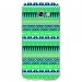 TPU0A52017AZTEQUEBLEUVER - Coque souple pour Samsung Galaxy A5-2017 SM-A520F avec impression Motifs aztèque bleu et vert