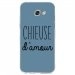 TPU0A52017CHIEUSEBLEU - Coque souple pour Samsung Galaxy A5-2017 SM-A520F avec impression Motifs Chieuse d'Amour bleu