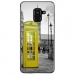 TPU0A8PLUS18CABINEUKJAUNE - Coque souple pour Samsung Galaxy A8-Plus 2018 avec impression Motifs cabine téléphonique UK jaune