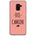TPU0A8PLUS18DISCAMIONROSE - Coque souple pour Samsung Galaxy A8-Plus 2018 avec impression Motifs Dis Camion rose