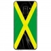 TPU0A8PLUS18DRAPJAMAIQUE - Coque souple pour Samsung Galaxy A8-Plus 2018 avec impression Motifs drapeau de la Jamaïque