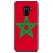 TPU0A8PLUS18DRAPMAROC - Coque souple pour Samsung Galaxy A8-Plus 2018 avec impression Motifs drapeau du Maroc