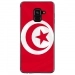 TPU0A8PLUS18DRAPTUNISIE - Coque souple pour Samsung Galaxy A8-Plus 2018 avec impression Motifs drapeau de la Tunisie