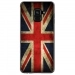 TPU0A8PLUS18DRAPUKVINTAGE - Coque souple pour Samsung Galaxy A8-Plus 2018 avec impression Motifs drapeau UK vintage