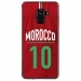 TPU0A8PLUS18MAILLOTMAROC - Coque souple pour Samsung Galaxy A8-Plus 2018 avec impression Motifs Maillot de Football Maroc