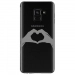 TPU0A8PLUS18MAINCOEUR - Coque souple pour Samsung Galaxy A8-Plus 2018 avec impression Motifs mains en forme de coeur