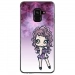TPU0A8PLUS18MANGAVIOLETTA - Coque souple pour Samsung Galaxy A8-Plus 2018 avec impression Motifs manga fille violetta