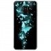 TPU0A8PLUS18PAPILLONSBLEUS - Coque souple pour Samsung Galaxy A8-Plus 2018 avec impression Motifs papillons bleus