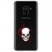 TPU0A8PLUS18SKULLTRIBAL - Coque souple pour Samsung Galaxy A8-Plus 2018 avec impression Motifs tête de mort sur fond tribal